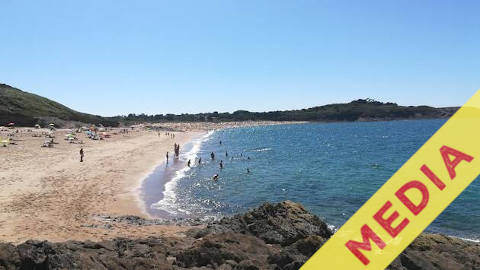 La plage du Verger, façon Adam et Eve