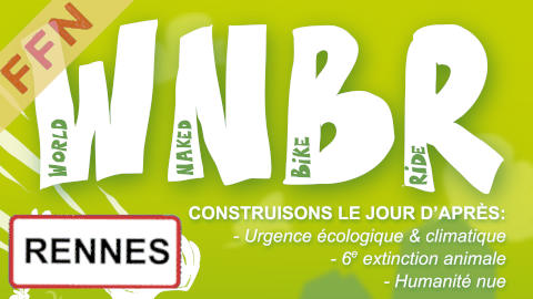 WNBR - World Naked Bike Ride à Rennes